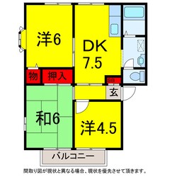 グランドールの物件間取画像